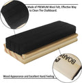 Chalkboard Eraser 6 Pack Wool Felt Dustless Blackboard Eraser Cleaner for Teachers and Kids