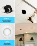 Sunco 6 Pack Goof Rings for 6 Inch Recessed Lights, Flush Mount, White, Can Light Trim Ring Cover, OD 8.6 Inch, ID 6.2 Inch, Paintable Surface,