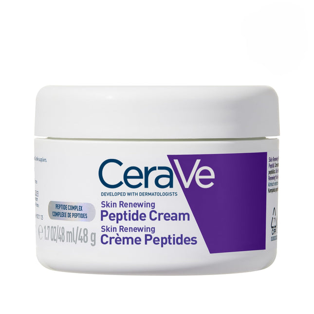Cerave Skin Renewing Night Cream, Niacinamide, Peptide Complex, and Hyaluronic A