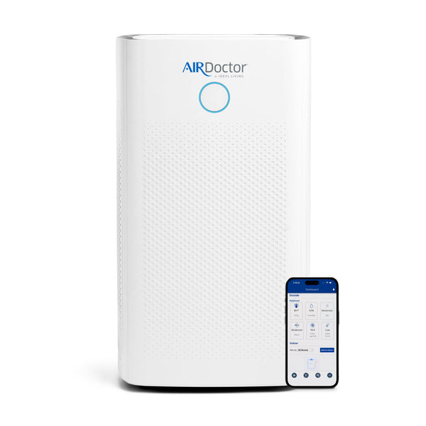 AIRDOCTOR AD5500 Smart App Air Purifier. Cleans Whole Home, XL Rooms Up to 4172 ft2. Removes Smoke, Dust, Pet Hair, Odors, Pollen. Hospital-Grade