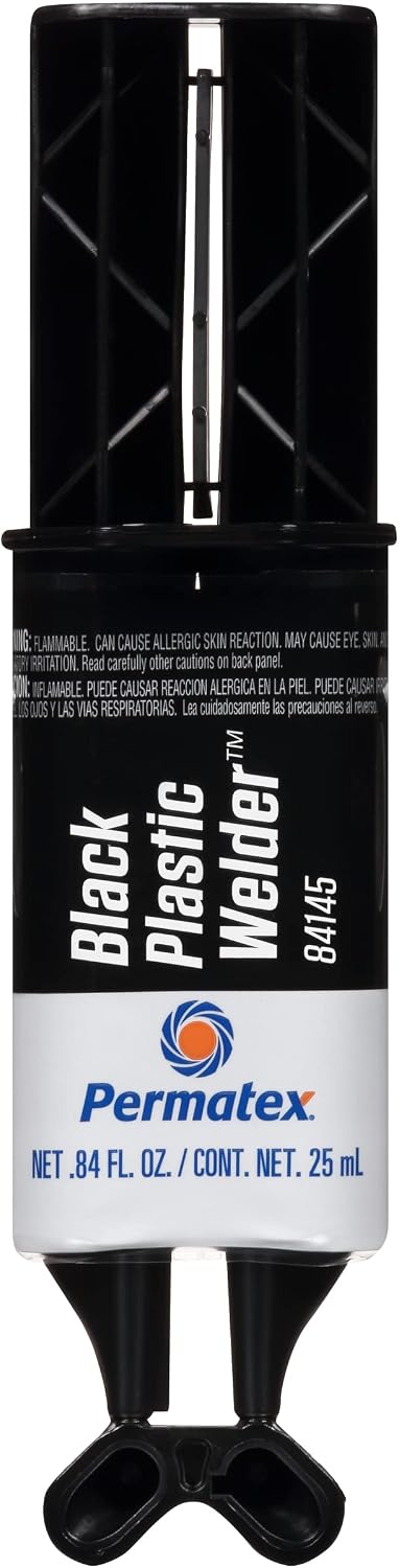 Permatex 84145 Permapoxy Black Plastic Weld - 0.84 fl. oz. 0.84 fl. Ounce