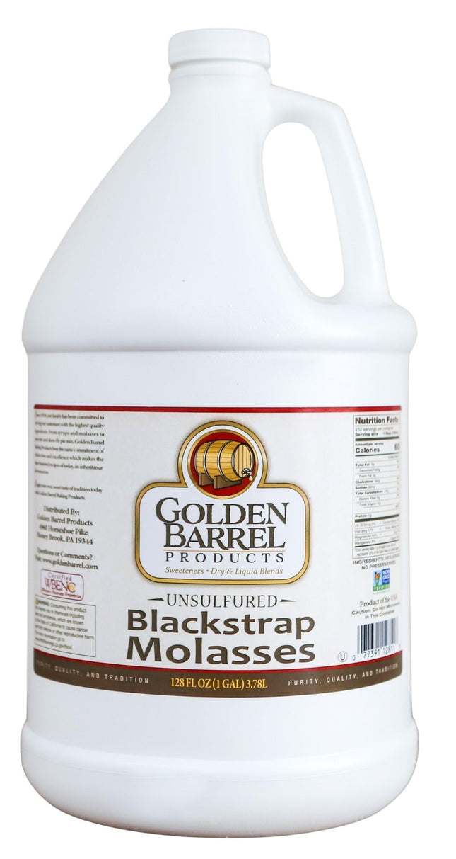 Golden Barrel Bulk Unsulfured Blackstrap Molasses Jug (128 Fl Oz)