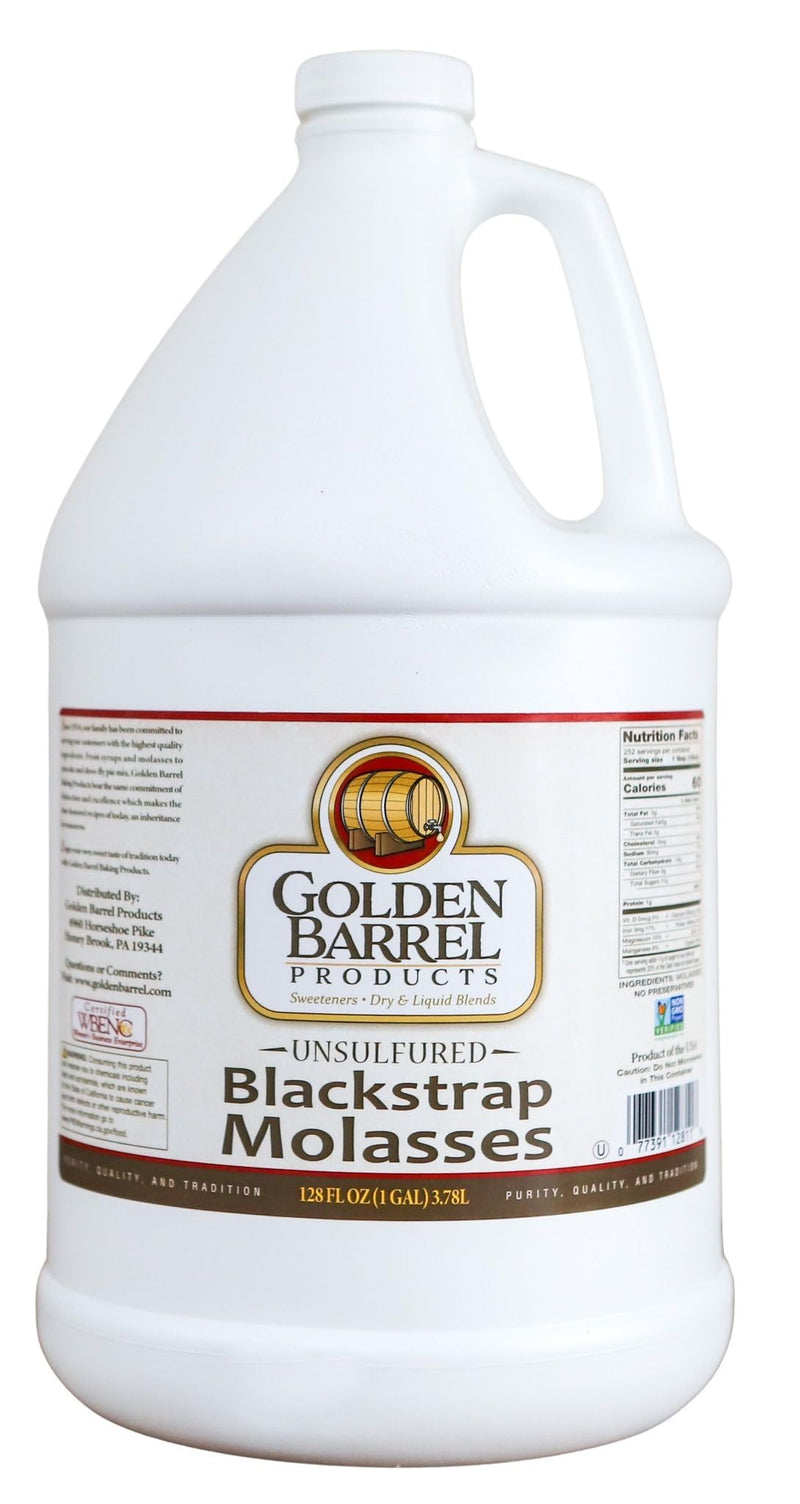 Golden Barrel Bulk Unsulfured Blackstrap Molasses Jug (128 Fl Oz)