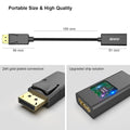 BENFEI 4K DisplayPort to HDMI Adapter, Uni-Directional DP 1.2 Computer to HDMI 2.0 Screen Gold-Plated DP Display Port to HDMI Adapter (Male to