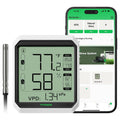 VIVOSUN Digital Hygrometer Thermometer, Humidity Meter with Probe, App Thermometer with External Probe