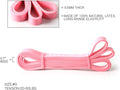 RitFit Pull Up Assist Band in Natural Latex for Stretching and Mobility Pink