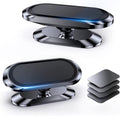 【2-Pack】 Magnetic Phone Holder for car, [ Super Strong Magnet][ with 4 Metal Plate ] iPhone Magnetic CarMount for Cell Phone, [ 360° Rotation ]