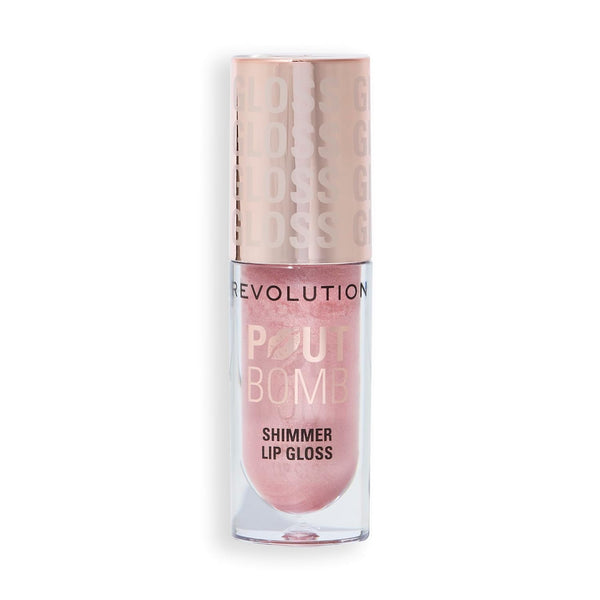Revolution Pout Bomb Shimmer Lip Gloss, Shine Pink Shine Pink 0.15 Fl Oz (Pack of 1)