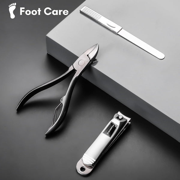 FAMILIFE Manicure Set, 11 in 1 Professional Manicure Kit Nail Clippers Set, Stainless Steel Pedicure Tools Toe Nail Kit, Men Grooming Tool with