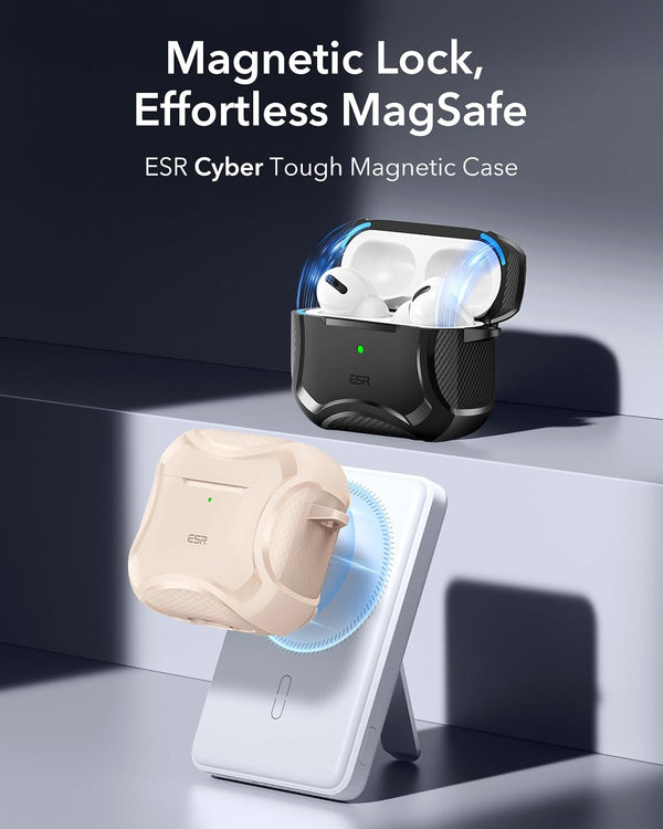 ESR for AirPods 5/4 Case, Compatible with MagSafe, Desert Titanium Desert Titanium AirPods 5&4 Case