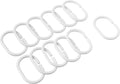 Amazon Basics 8-Gauge PEVA Shower Curtain or Liner with Mesh Storage Pockets - 72" X 72", Clear