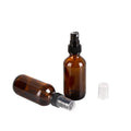NOOEEISS Amber Glass Small Spray Bottle 2 oz 24 Packs,Fine Mist Sprayer Small Clear Bottles,Refillable Containers mini spray bottles for Cleaning