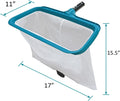 POOLWHALE Pool Skimmer Leaf Rake Net, Fine Mesh Deep Nylon Bag (No Pole) Pool Rake