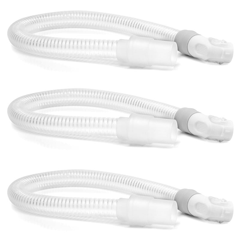 3 Packs Replacement Short Hose for N20, Reduce Air Leaks & Noisy Sound, Included 3 PCS of Short Tubes, Quick-Release Elbows and Swivels in One