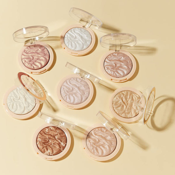 Revolution, Reloaded Pressed Powder Highlighter, Intensely Pigmented for a High Impact Dewy Finish, Just My Type, 0.22 Oz