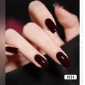 GAOY Burgundy Red Gel Nail Polish Set, Dark Cherry Wine Red Colors | Pigmented, Opaque, Long Lasting, Easy to Apply, Christmas Holiday, Salon