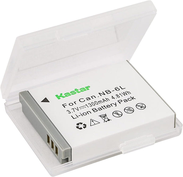 Kastar 3-Pack NB-6L Battery Replacement for Digital Camera for Kids Boys and Girls 36MP Children's Camera with 32GB SD Card, Full HD 1080P