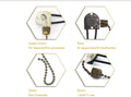 Ceiling Fan Light Switch Zing Ear Pull Chain ZE-109 Fan Light Switch, On-Off Speed with Pull Chain Compatible with Ceiling Fans, Lamps and Wall
