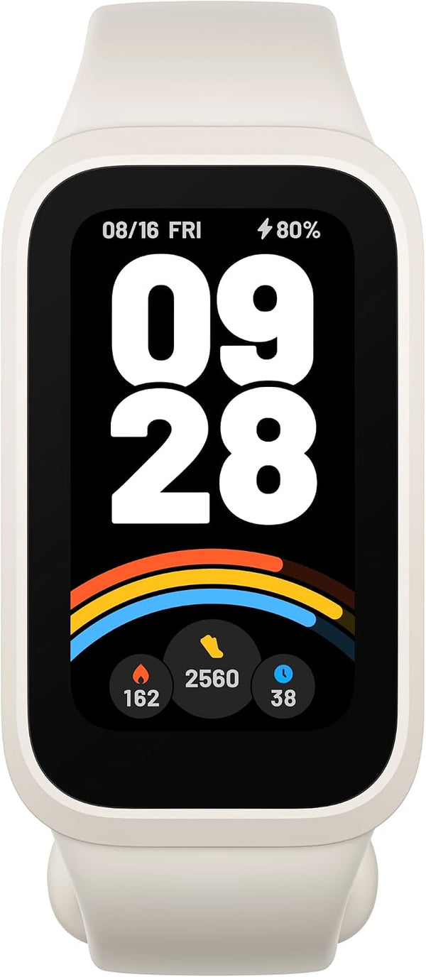 Xiaomi Smart Band 9 Active Global Version 1.47'' Display 18-Day Battery Life Modes All-Day Health and Fitness Monitoring 5ATM (White)