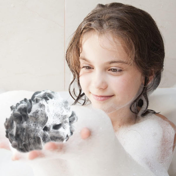 10 Pcs Shower Loofahs,Bath Shower Loofah Sponge,Exfoliating Shower Pouf Balls for Women,Men,Body Wash Bathroom,Exfoliate with Beauty Bathing