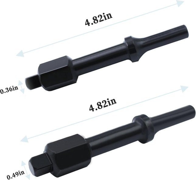 32029 Air Hammer Socket Adapter, 37315 3/8" & 37316 1/2" Shake 'N Break Pneumatic Bolt Breaker Set,2-Piece