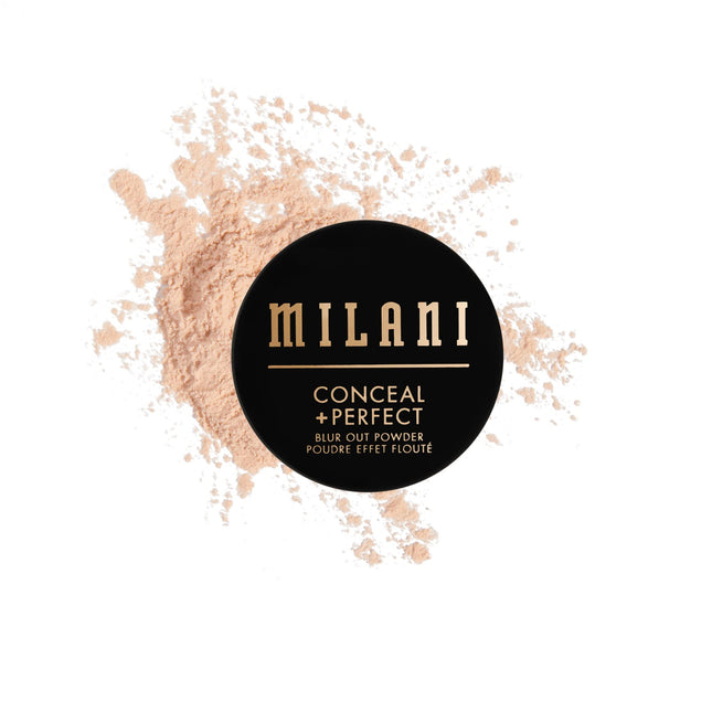 Milani Conceal + Perfect Setting Powder Makeup -Translucent Blur Out Talc-free Formula, Pore Blurring Filtered Finish 01