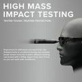 LIFT Safety Quest Safety Glasses (Black Frame/Smoke Lens), One Size (EQT-12KST) Medium