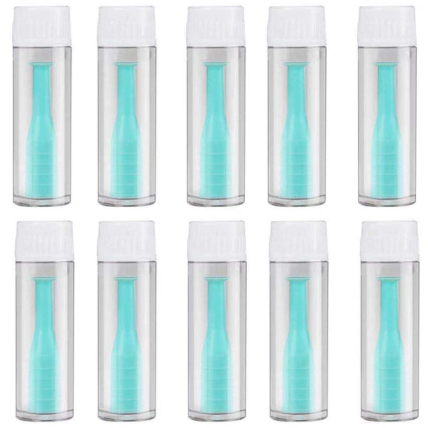 Hard Contact Lens Remover 10 Pack RGP PlungerInserter for Soft Hard Lenses Contact Lens Remover,10 Count