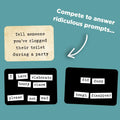 Ransom Notes - the Ridiculous Word Magnet Party Game, 3+ Players