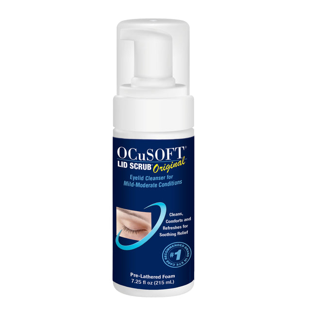Ocusoft Lid Scrub Original Foaming Eyelid Cleanser - Mild Instant Foaming Eyelid