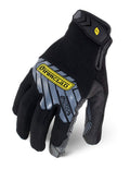 Ironclad Command Grip Work Gloves; Touch Screen Gloves Conductive Palm & Fingers, Extreme Grip, Durable, Performance Fit Medium (Pack of 1) Black