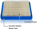 5 Pack 491588S Air Filter, Compatible with 491588 4915885 Flat OEM Air Cleaner Cartridge, Lawn Mower Air Filter