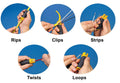 IDEAL Electrical 45-025 Lil Ripper Stripper Wire Stripper w/Slitting Blade, V-Notch, Flat Blade Clip