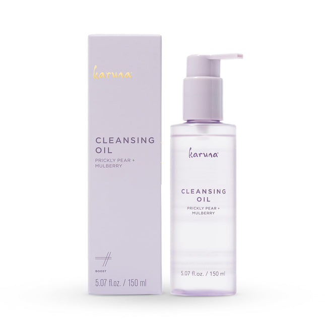 Karuna - Cleansing Oil with Prickly Pear for Clean Skin - Cleanses without Clogg