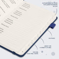 JUBTIC Password Keeper Book with Alphabetical Tabs. Medium Size Password Book for Seniors, Internet Website Address Log in Detail. Hardcover