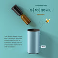 Waterless Essential Oil Diffuser for Home Aromatherapy Scent Diffusers with 3 Countdown Timer Settings or Timer-Off, 3 Mist Levels for Car Room