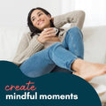 Mindful Evening Sugar Free Cocoa Mix Natural Sleep Aid, 40 Servings, Melatonin 3Mg, L-Theanine, GABA Supplements, Natural Calm Sleep Support