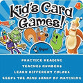 Regal Games Card Games for Kids - Go Fish, Crazy 8'S, Old Maid, Slap Jack, Garbage Monster, War - Simple & Fun Classic Family Table Games - Games