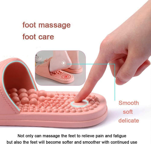 Health Foot Massage Slippers Acupressure Point Care Magnet Therapy Promoting Blood Circulation Myofascial Release Trigger Point Acupuncture