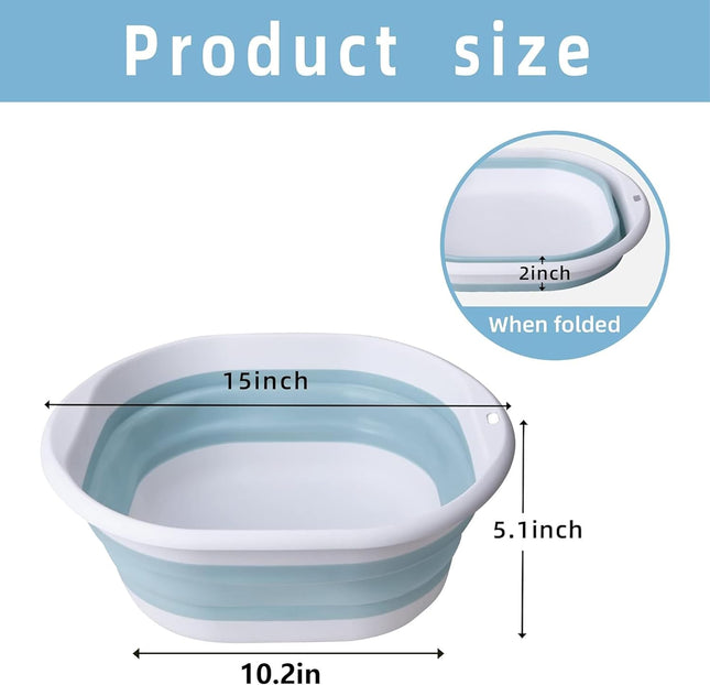 Tlswshsy Portable Pool Foot Bath,Collapsible Pool Foot Wash Basin Tub,Foot Bath 