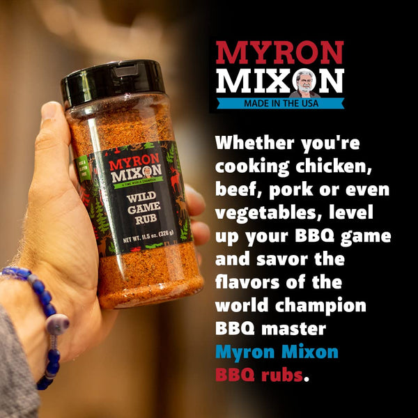 Myron Mixon BBQ Rub | Hickory Salt | Champion Pitmaster Recipe | Gluten-Free BBQ Seasoning, MSG-Free, USA Made | 16 Oz Hickory Salt 16 Ounce (Pack