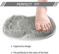 Vlike Shower Foot Scrubber Massager Mat Cleaner Improve Circulation Reduce Feet Pain Exfoliation, Feet Acupressure Mat with Non Slip Suction Cups,