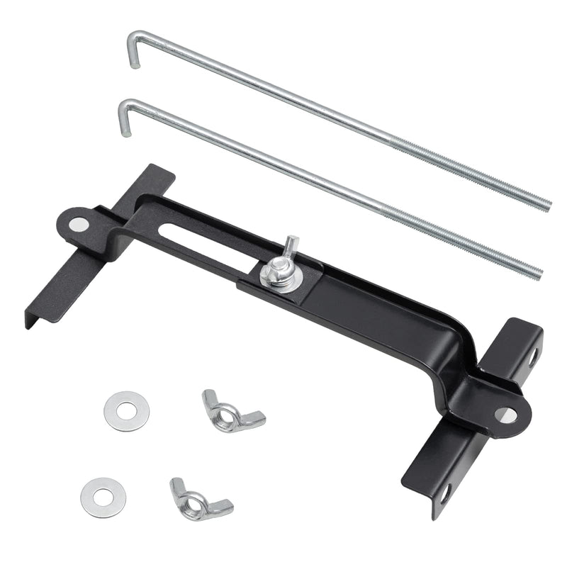 Premium Adjustable Battery Hold down for Tray, Universal Adjustable Battery Crossbar with J Bolt, Fit for SUV Car, Good Contact, Corrosion