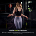 HEREROPE 1/4LB Weighted Jump Rope for Speed, Cardio, Boxing & Workout, Skipping Rope with Ball-bearing, Comfortable & Ergonomic Grip, Tangle Free