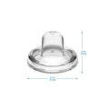 Dr. Brown's Options+ Wide-Neck Baby Bottle Silicone Sippy Spout, 6m+, 2-Pack Transitions Sippy Spout, 6m+ 2 Count (Pack of 1) Nipple