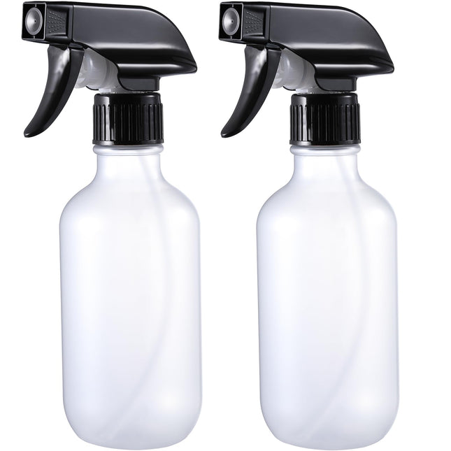 Small Water Spray Bottle for Hair, Frosted Clear Plastic Small Squirt Bottle wit
