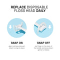 REACH Ultraclean Access Flosser Refill Heads, Mint, Plaque Remover for Teeth, Shred Resistant, for Hard to Reach Areas, Oral Care, PFAS Free, for