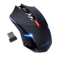 T-DAGGER Wireless Gaming Mouse- USB Cordless PC Accessories Computer Mice with LED Backlit, Ergonomic Gamer Laptop Mouse with 7 Silent Buttons, 5