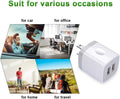 USB Plug, USB Wall Charger 3 Pack, Gigreen Dual Port Electrical Plug Wall Outlet Charger Cube 5V 2.1A Charging Block Compatible Iphone 16 15 14 13