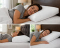 Sobakawa Traditional Buckwheat Standard Size Pillow Organic Cotton with Natural Technology for Cool Sleep, Neck Support for Back and Side Sleepers